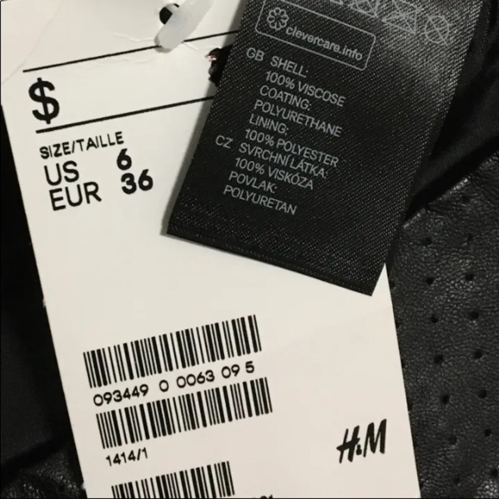 H & M faux leather skirt - Picture 2 of 4